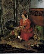 unknow artist Arab or Arabic people and life. Orientalism oil paintings  225 painting